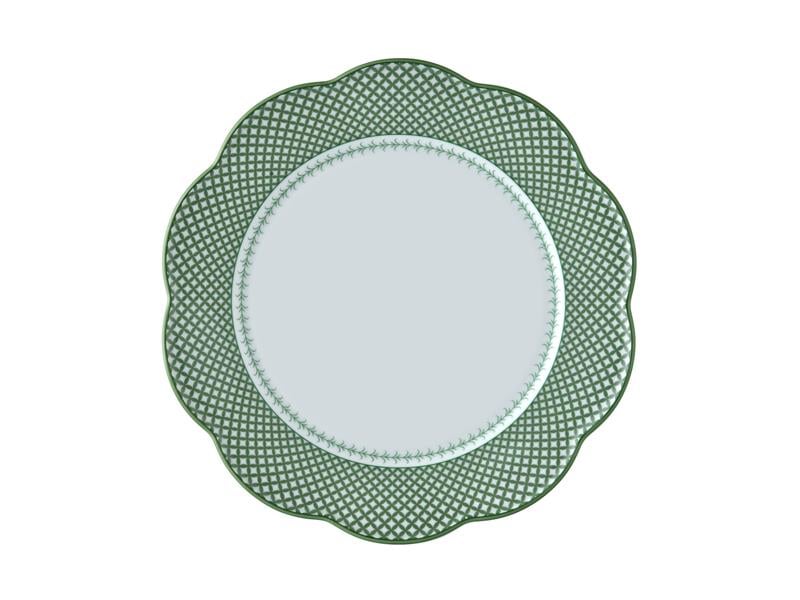 PRATO DE SOBREMESA GEOMETRIA GREEN HORTICOOL 20.5CM 20.5X20.5X1.9CM