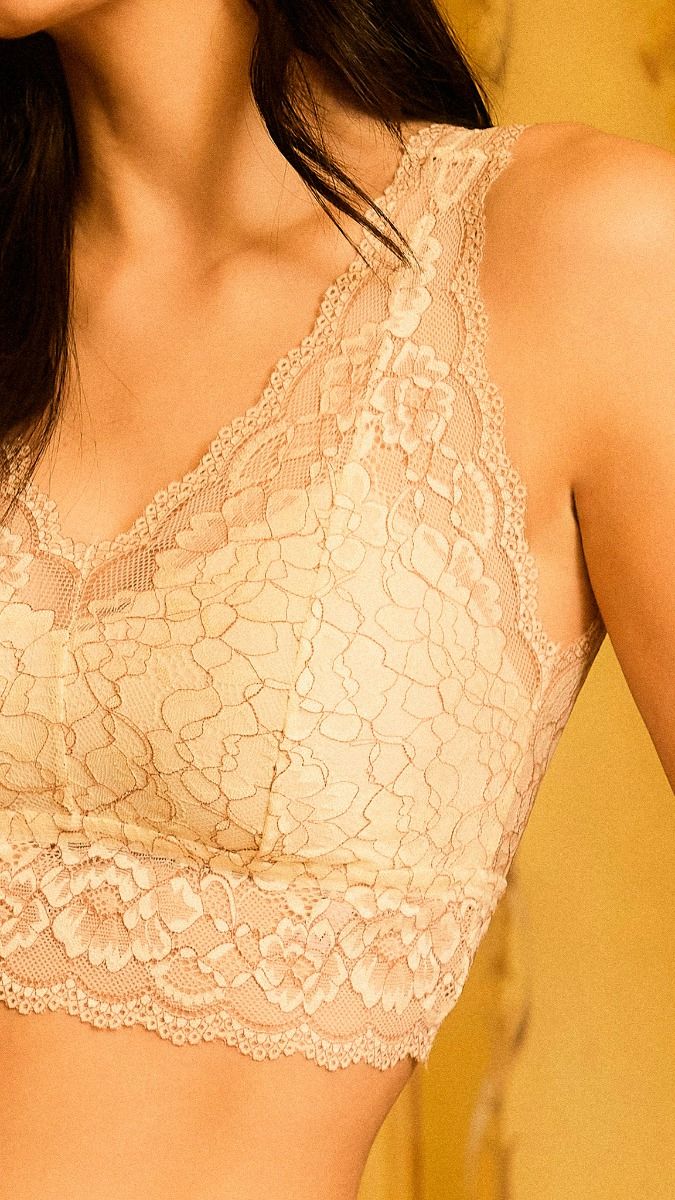 Top Diana curto (Marfim Bicolor)