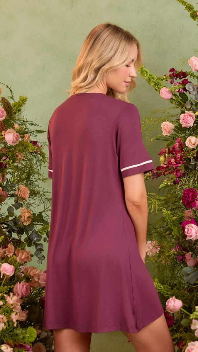 Camisão Ana Luiza (Beringela)