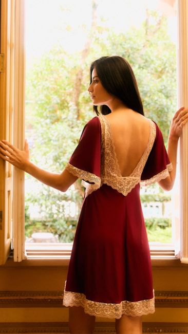 Camisola Sandra (Vermelho Licor)